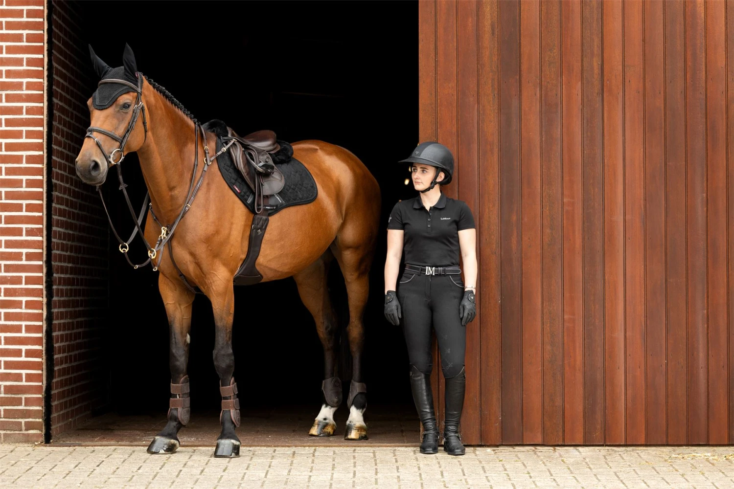 LeMieux Crystal Suede Close Contact Pad 6 LeMieux Crystal Suede Close Contact Pad - Image 4