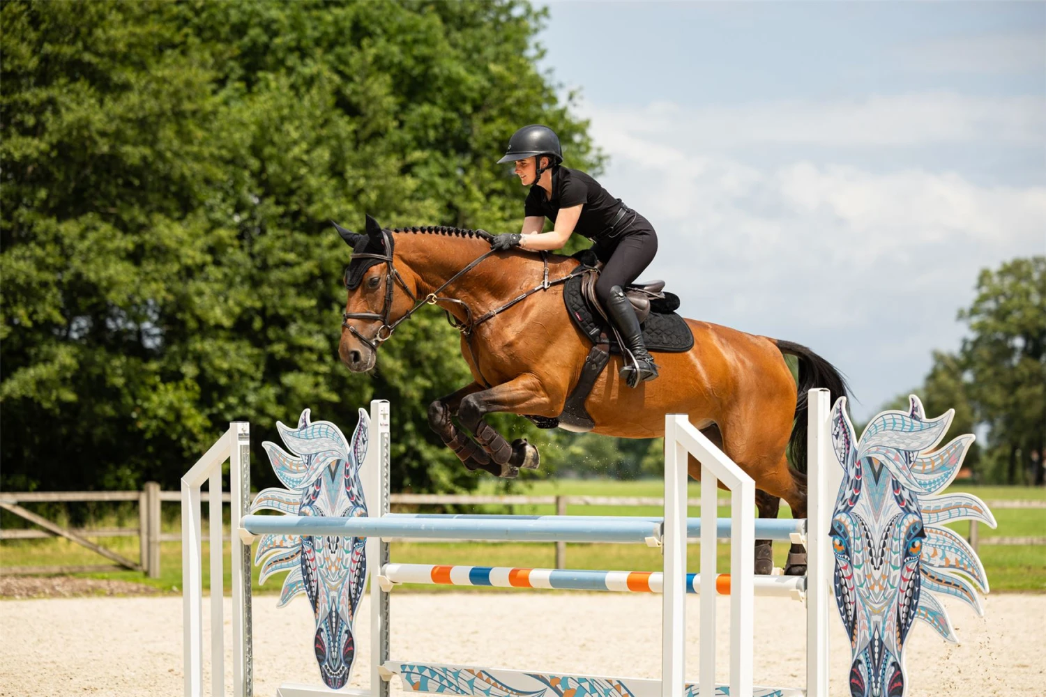 LeMieux Crystal Suede Close Contact Pad 5 LeMieux Crystal Suede Close Contact Pad - Image 3