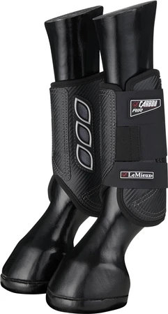 LeMieux Carbon Air XC Boots Black Front