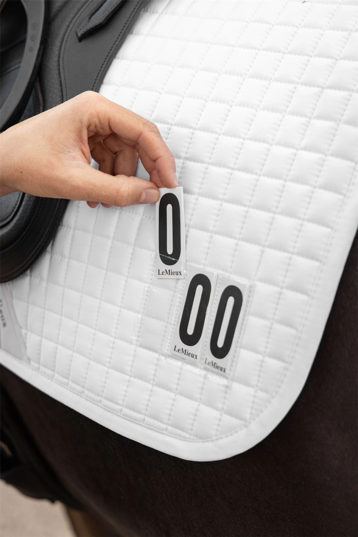 LeMieux Cotton Dressage Competition Square 8 LeMieux Cotton Dressage Competition Square - Image 6