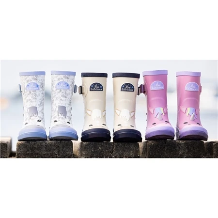 LeMieux Kids Puddle Pals Welly Boots 7 LeMieux Kids Puddle Pals Welly Boots - Image 5