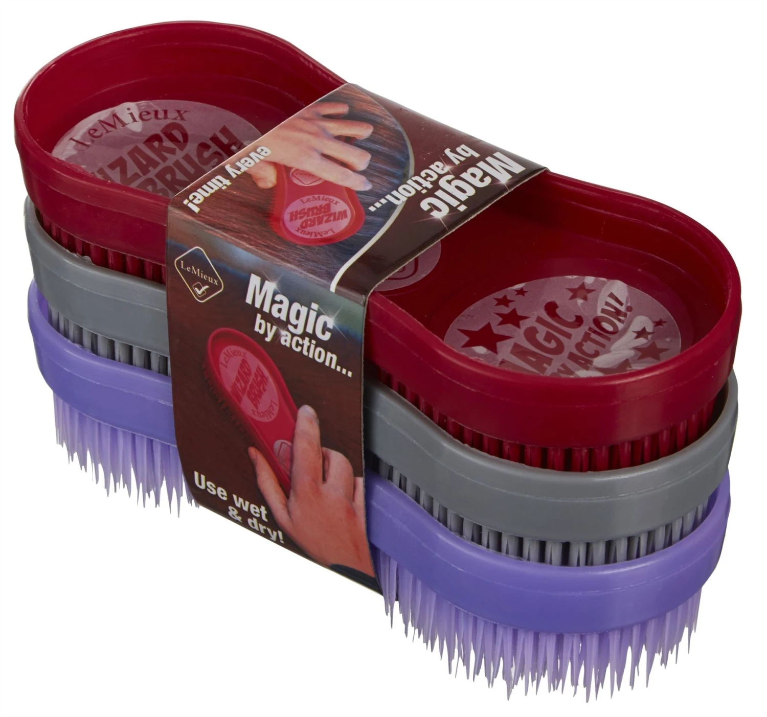 LeMieux Wizard Brush Trio 5 LeMieux Wizard Brush Trio - Image 3