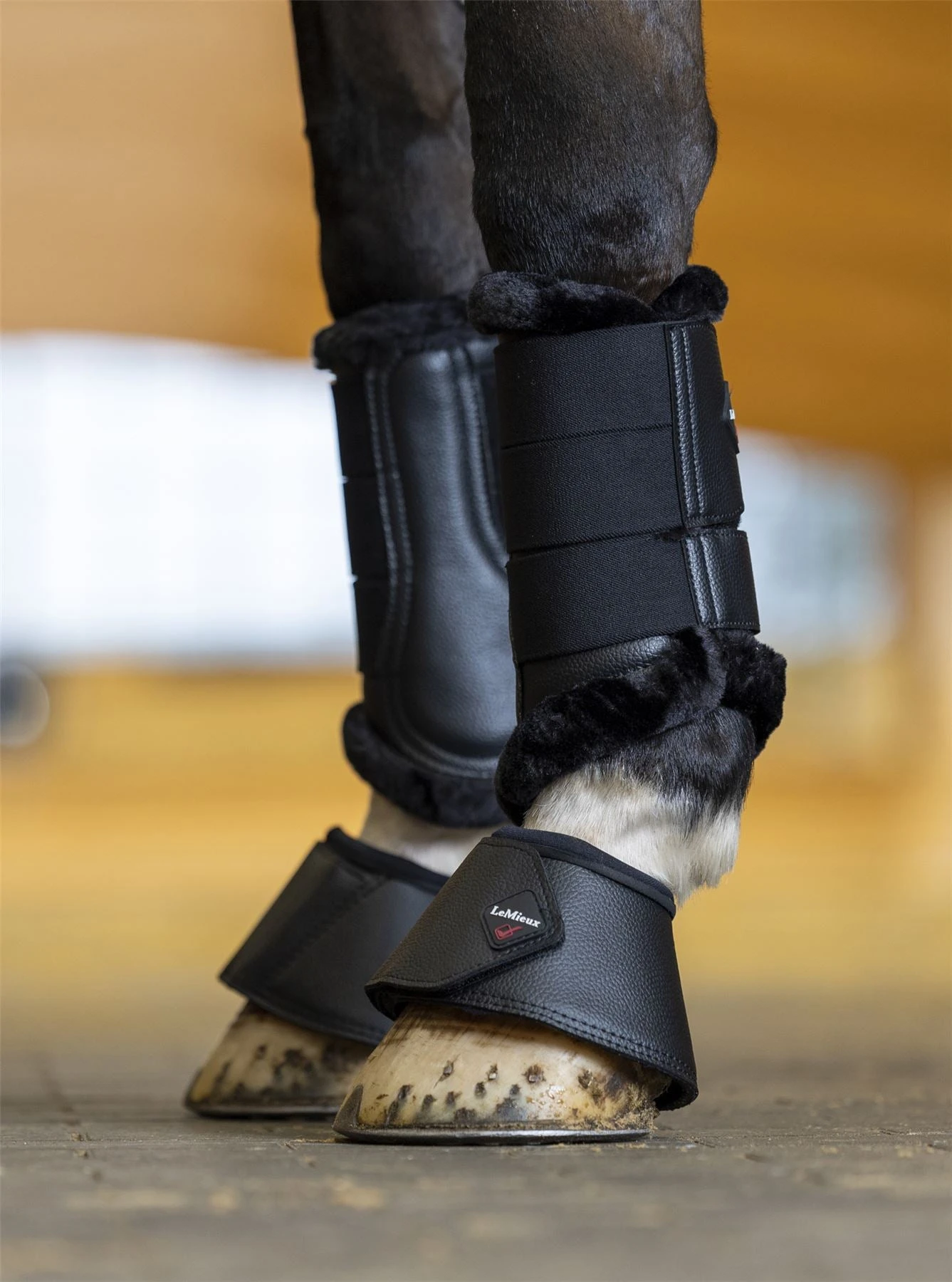 LeMieux WrapRound Leather Over Reach Boots 7 LeMieux WrapRound Leather Over Reach Boots - Image 5