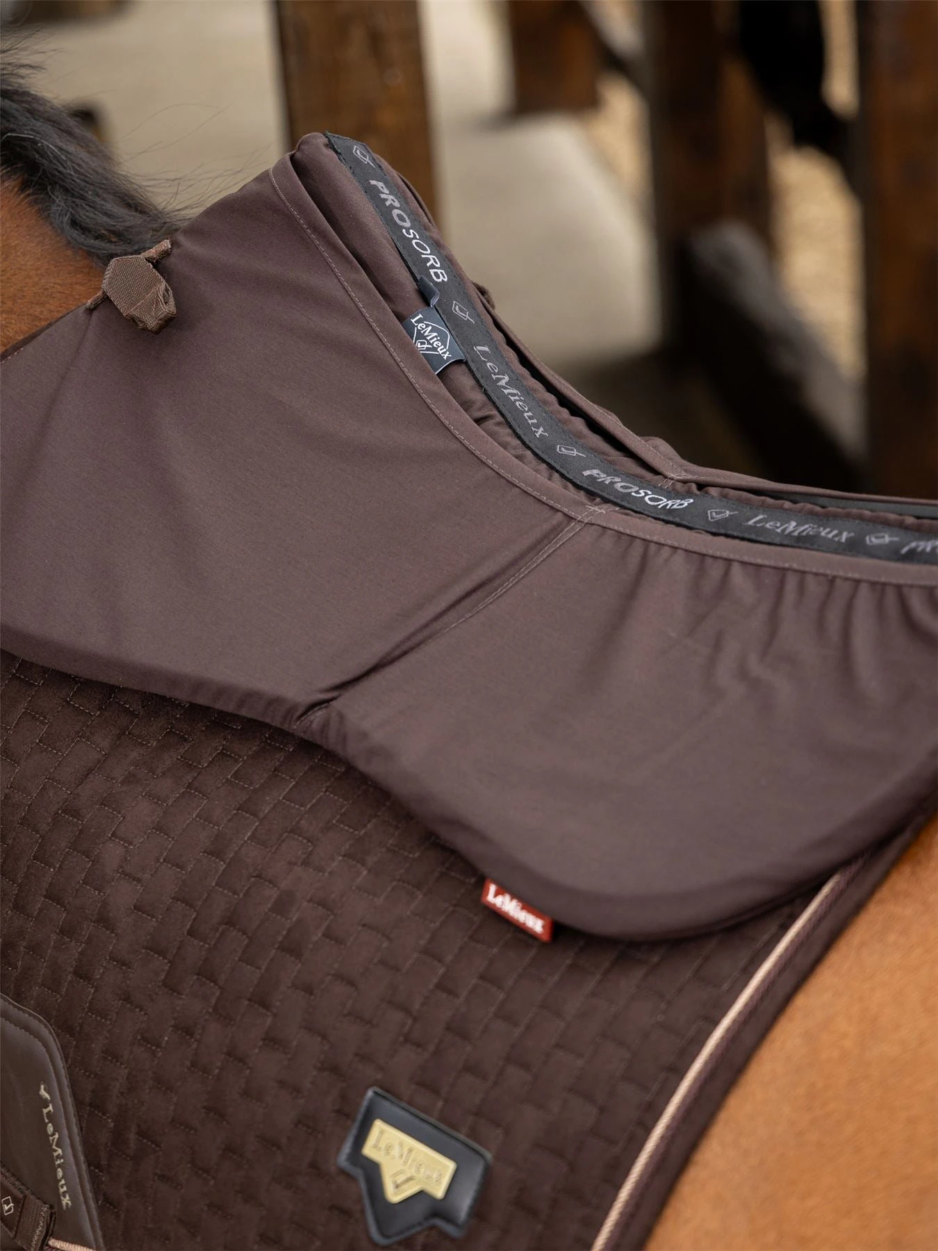 LeMieux ProSorb Plain 2 Pocket Half Pad 12 LeMieux ProSorb Plain 2 Pocket Half Pad - Image 10