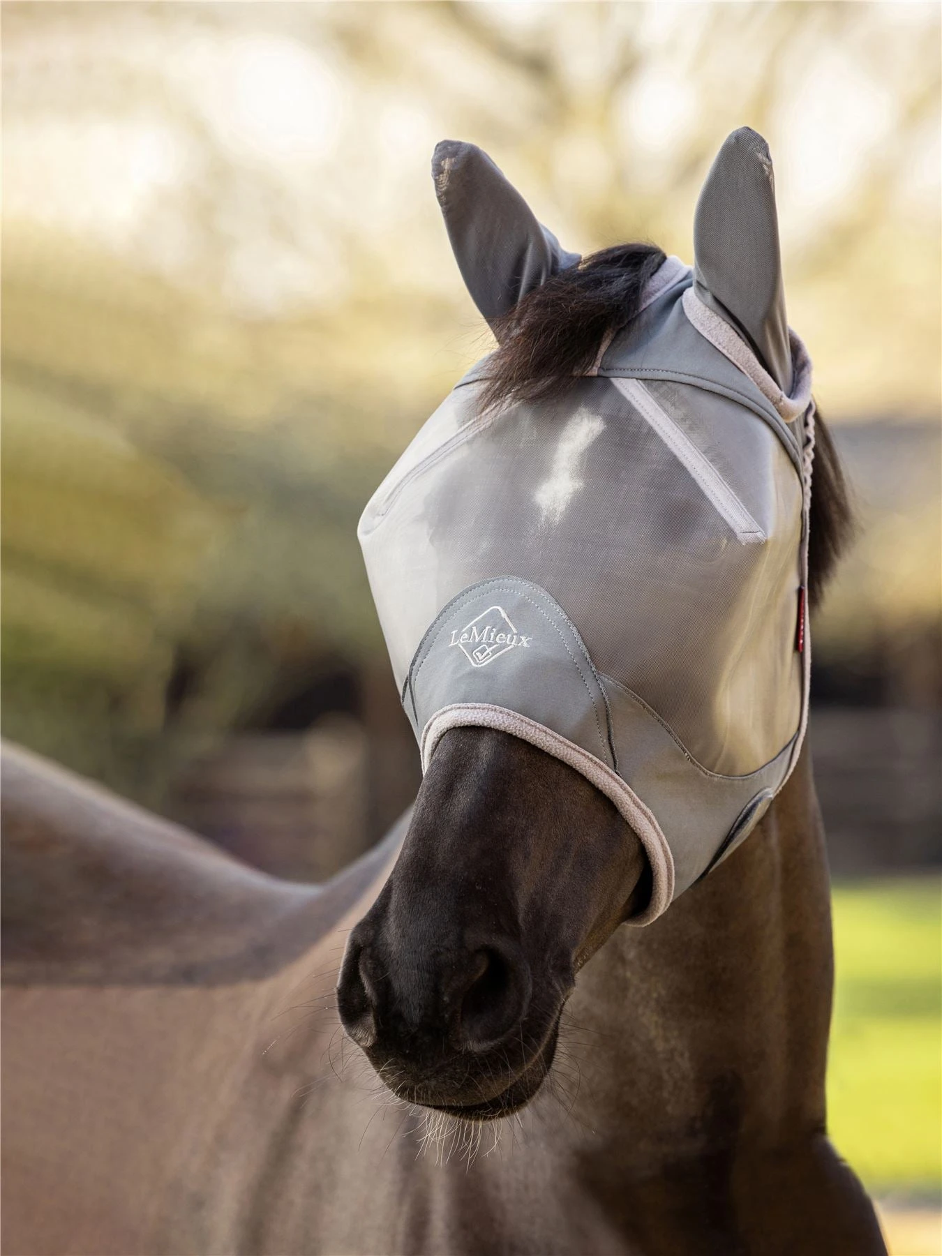 LeMieux ArmourShield Pro Half Fly Mask 3 LeMieux ArmourShield Pro Half Fly Mask