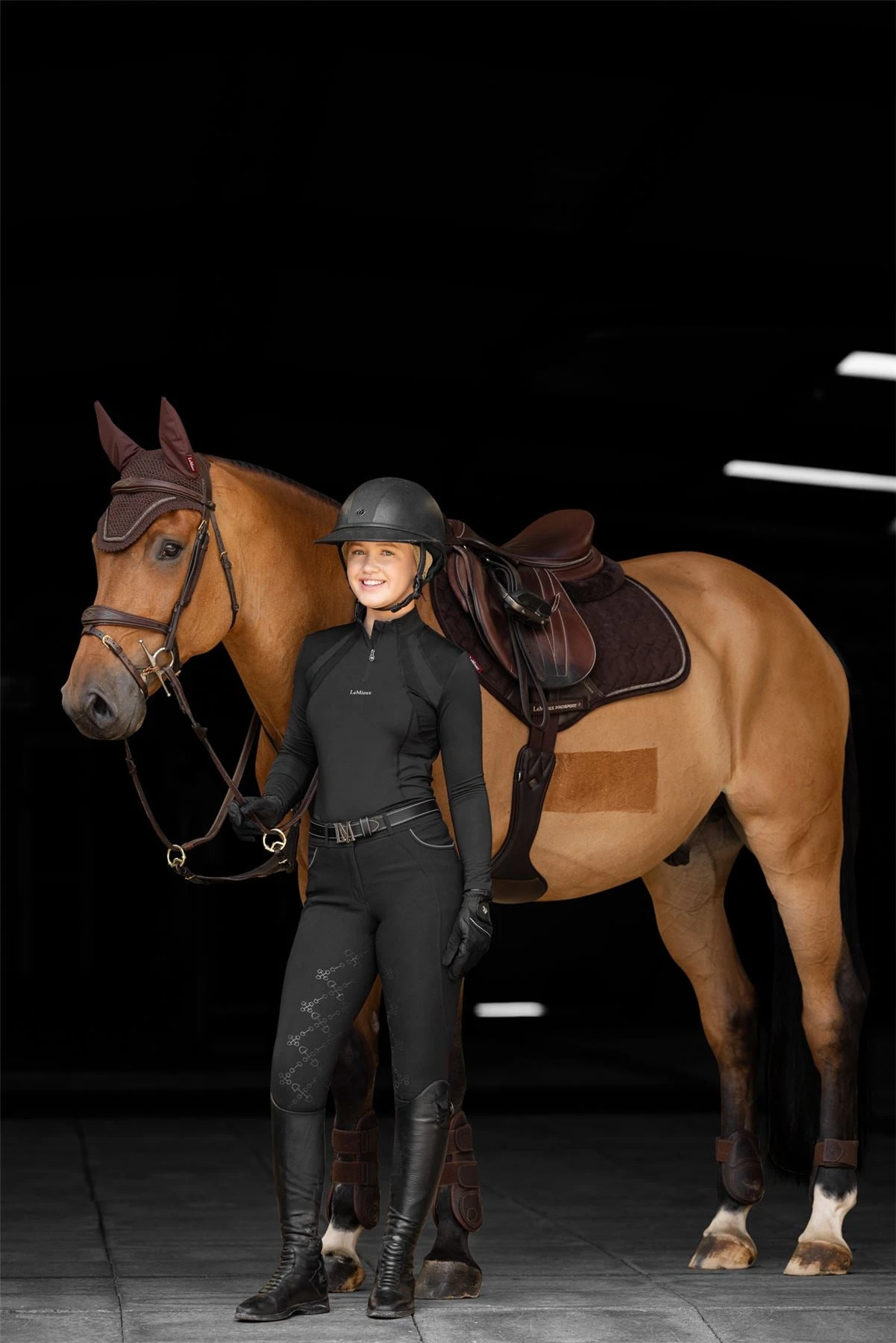 LeMieux Crystal Suede Close Contact Pad 11 LeMieux Crystal Suede Close Contact Pad - Image 9