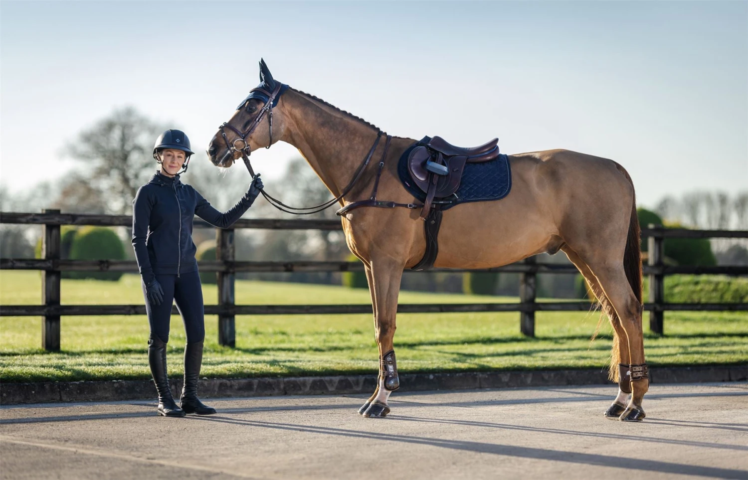 LeMieux Crystal Suede Close Contact Pad 16 LeMieux Crystal Suede Close Contact Pad - Image 14