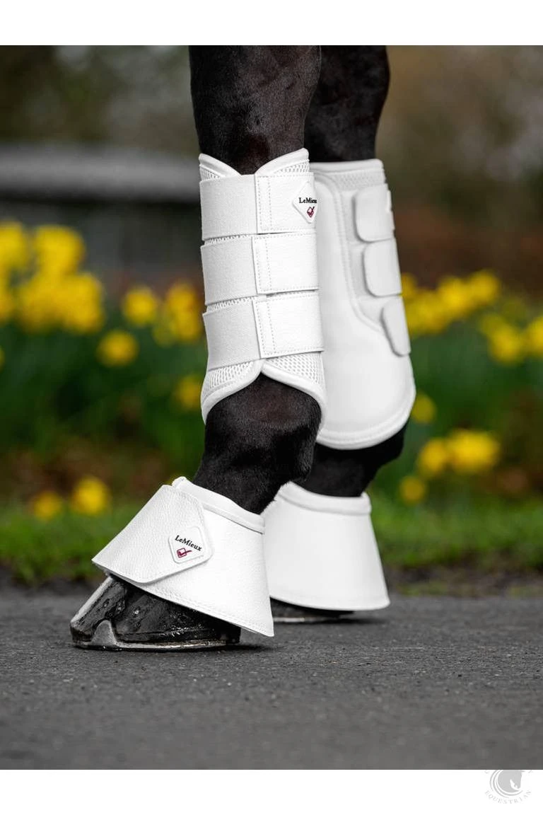 LeMieux Mesh Brushing Boots White 4 LeMieux Mesh Brushing Boots White - Image 2