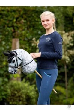 LeMieux Toy Hobby Horse Bridle Competition Black -Lemieux it03417 lifestyle hobbyhorsecompetitonbridle black 1copy