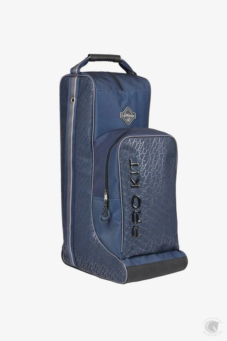 LeMieux Elite Pro Boot & Hat Bag Navy 3 LeMieux Elite Pro Boot & Hat Bag Navy