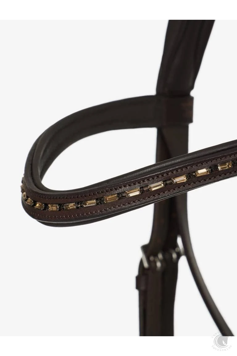 LeMieux Arika Dressage Bridle Brown/Silver 7 LeMieux Arika Dressage Bridle Brown/Silver - Image 5