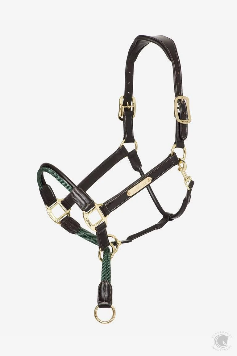 LeMieux Rope Control Headcollar Brown 3 LeMieux Rope Control Headcollar Brown