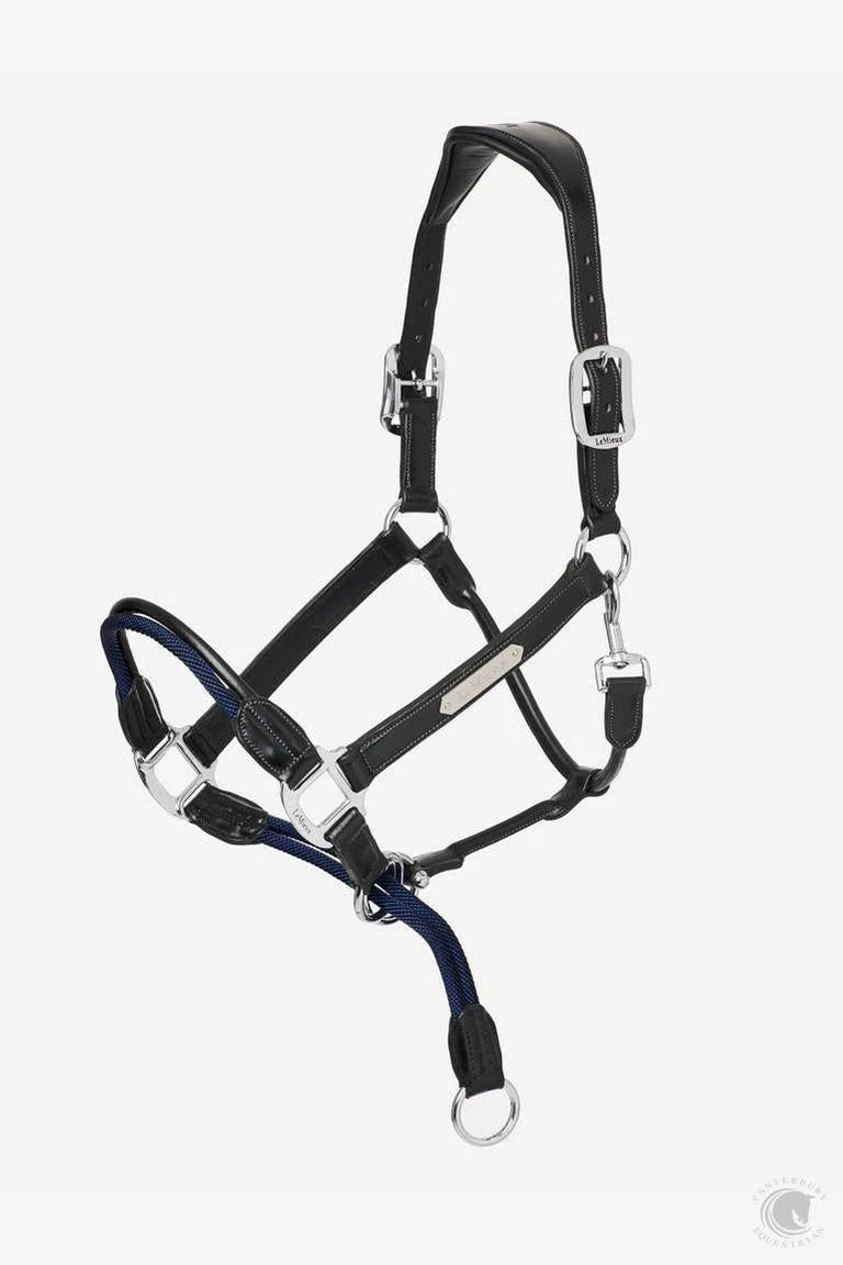 LeMieux Rope Control Headcollar Black 3 LeMieux Rope Control Headcollar Black
