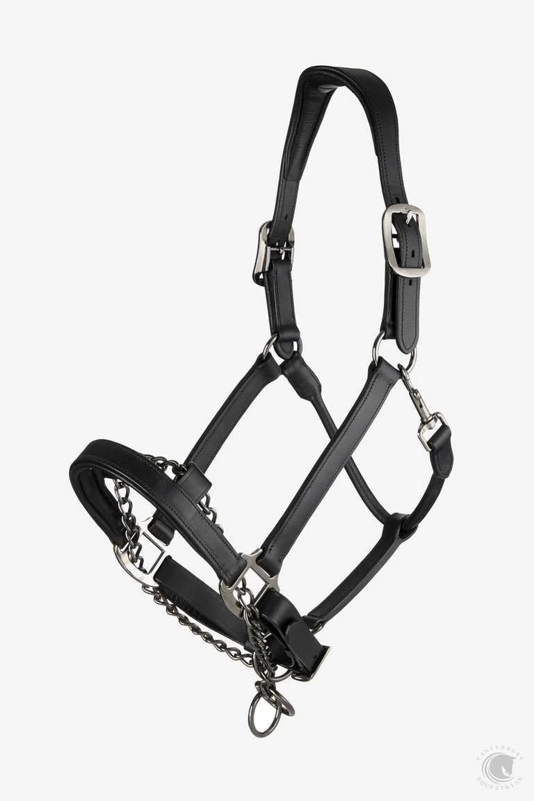 LeMieux Leather Control Headcollar Black 3 LeMieux Leather Control Headcollar Black