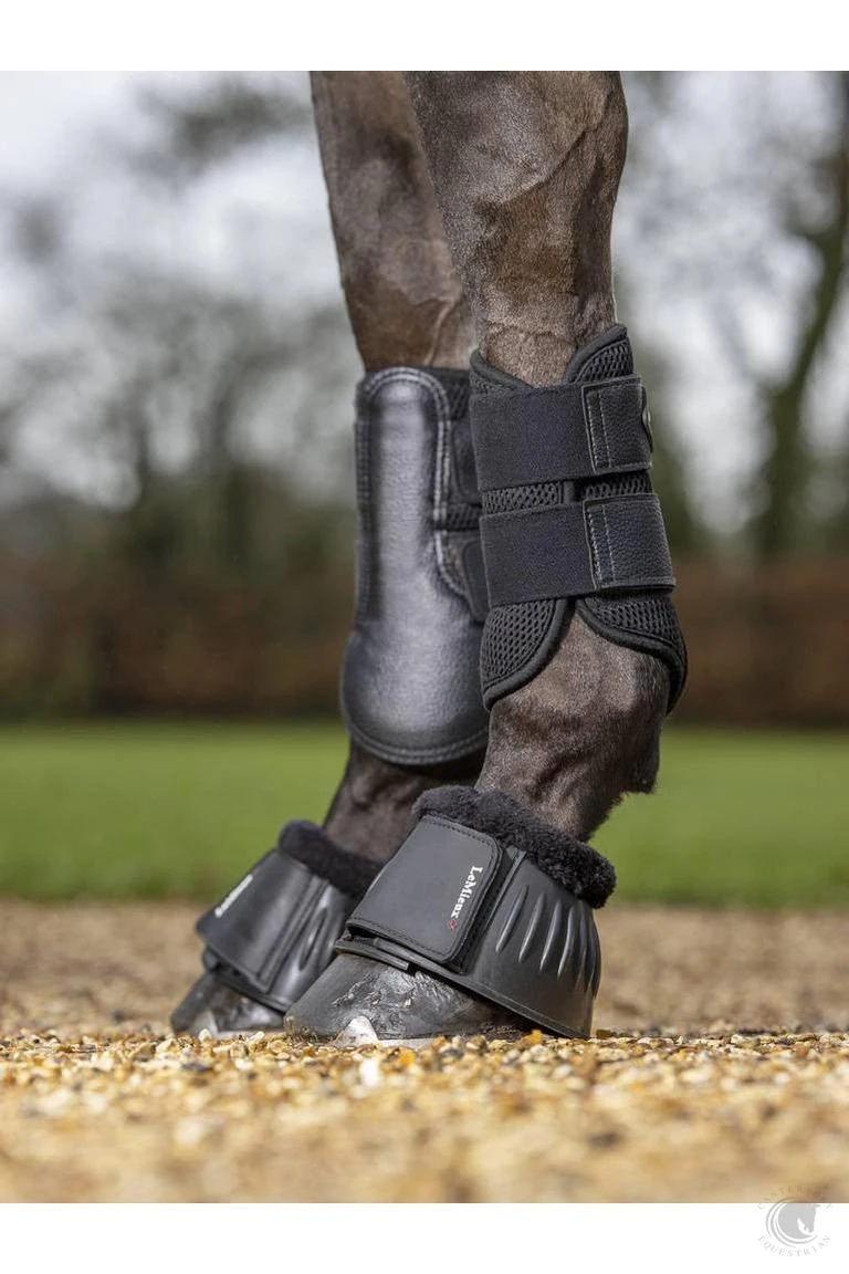 LeMieux Mesh Brushing Boots Black 4 LeMieux Mesh Brushing Boots Black - Image 2