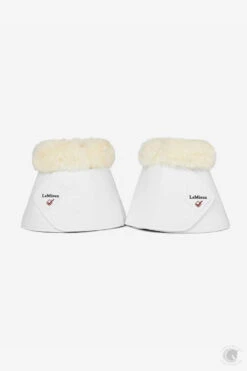 LeMieux Fleece WrapRound Over Reach Boots White