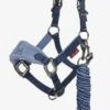 LeMieux Mini Vogue Headcollar & Leadrope Indigo -Lemieux lm ss23 minivogueheadcollar indigo hr 6