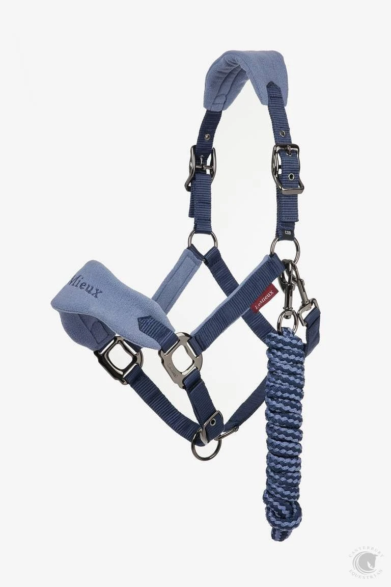 LeMieux Vogue Headcollar & Leadrope Indigo 3 LeMieux Vogue Headcollar & Leadrope Indigo