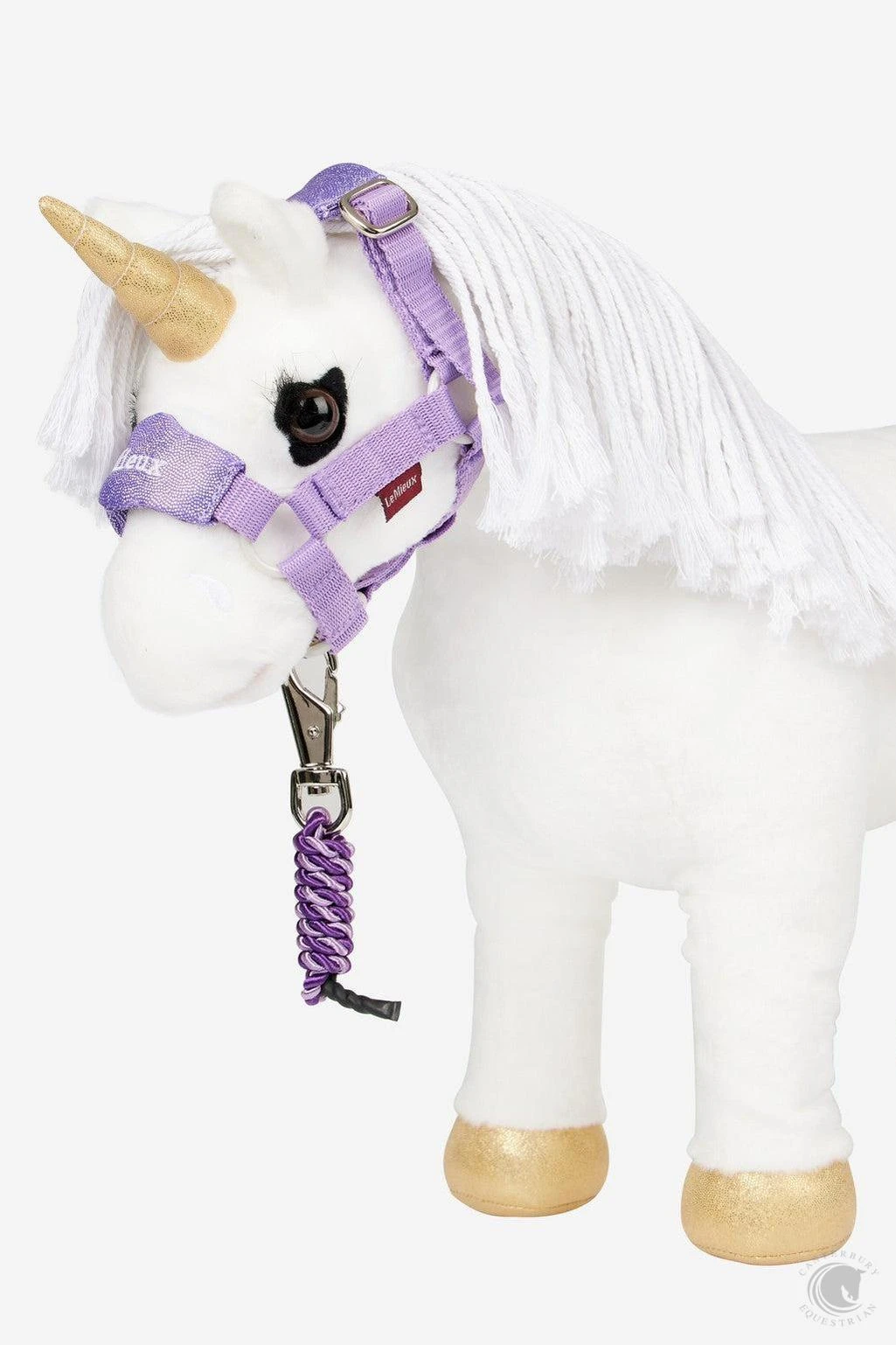 LeMieux Toy Pony Headcollar Shimmer Purple 4 LeMieux Toy Pony Headcollar Shimmer Purple - Image 2