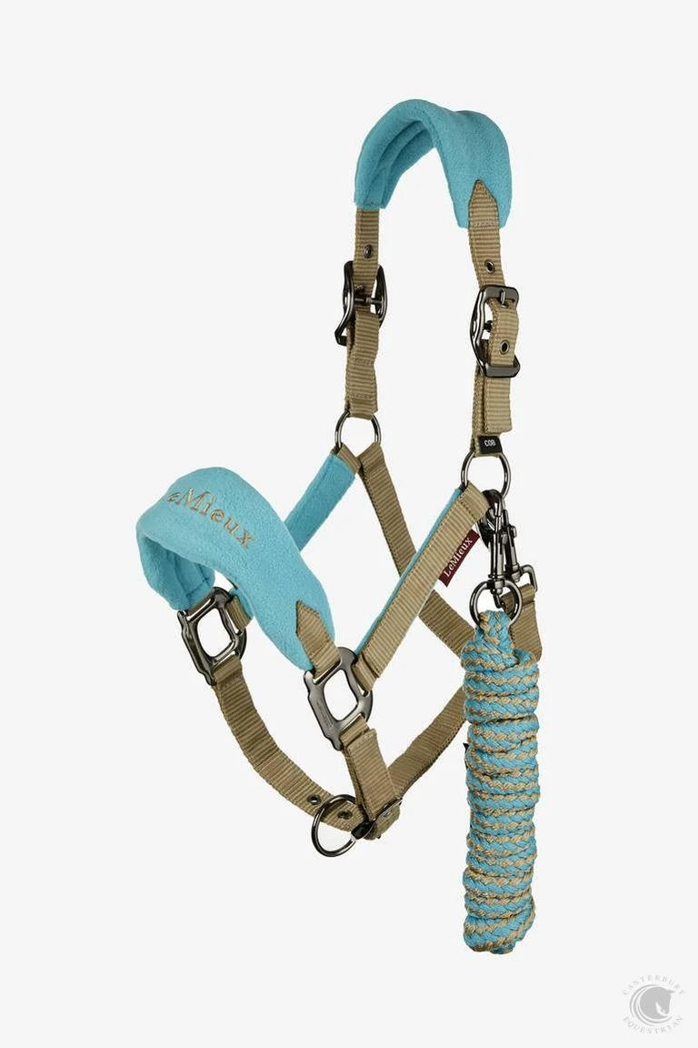 LeMieux Vogue Headcollar & Leadrope Azure 3 LeMieux Vogue Headcollar & Leadrope Azure