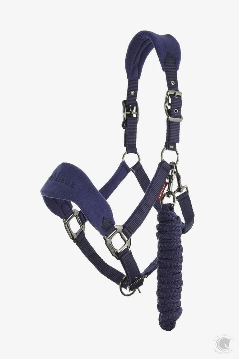 LeMieux Vogue Headcollar & Leadrope Ink Blue 3 LeMieux Vogue Headcollar & Leadrope Ink Blue