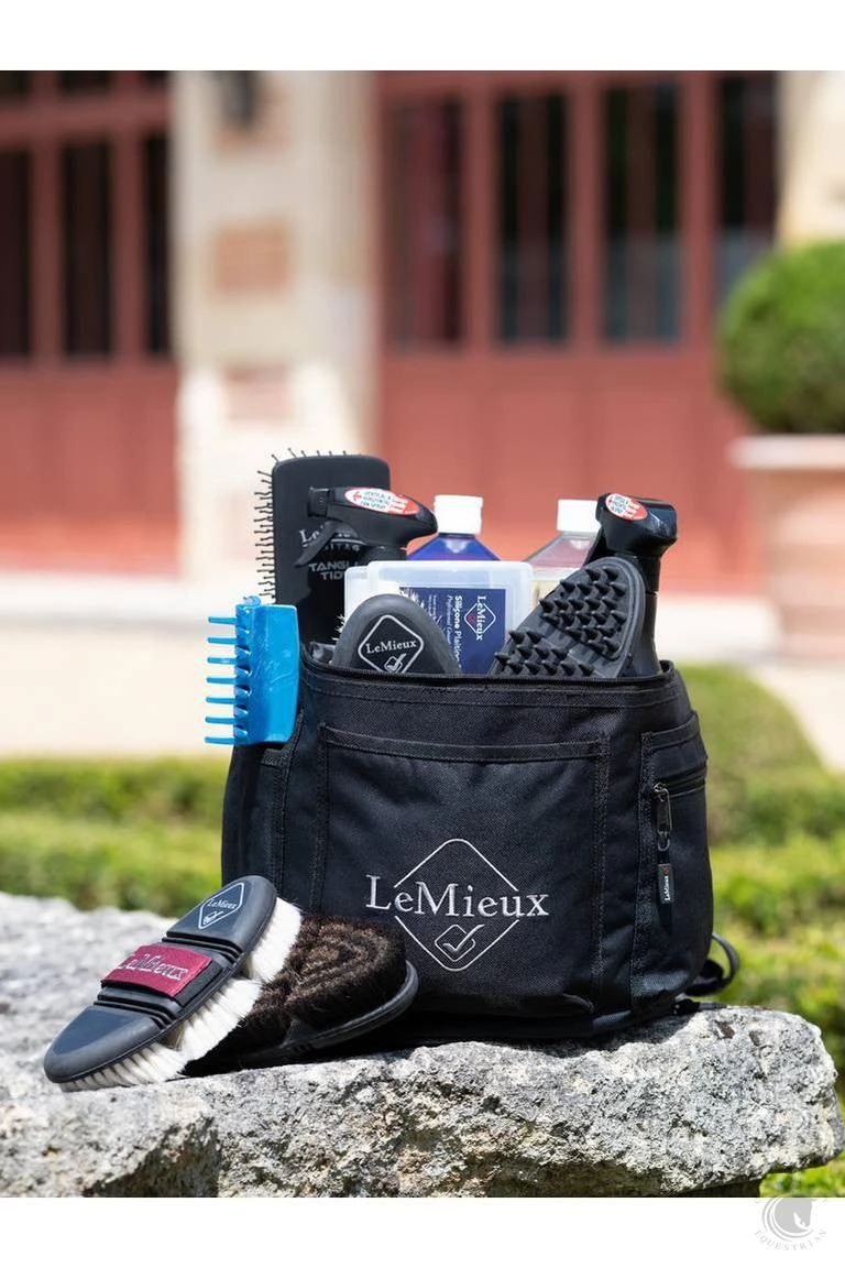 LeMieux Elite Circular Grooming Tote Black 5 LeMieux Elite Circular Grooming Tote Black - Image 3