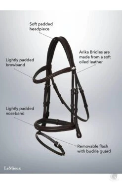 LeMieux Arika Flash Bridle Black/Silver -Lemieux web trending now key details2 2